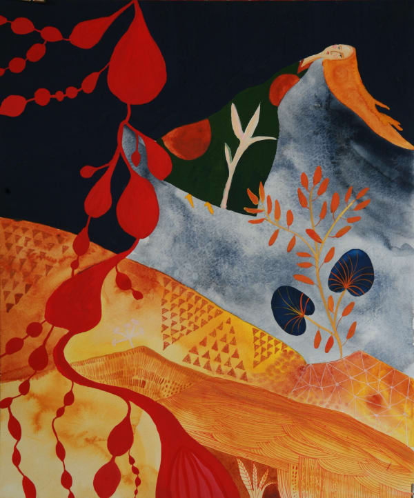 buy art bo gort freedom in each moment alchemist gallery dingwall scottish artist ullapool highlands of scotland mixed media artwork gouache