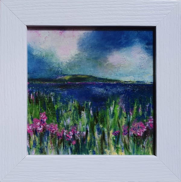 buy art artwork ane keenan designer maud aberdeenshire original exhibition summer haze alchemist gallery dingwall north uist shores