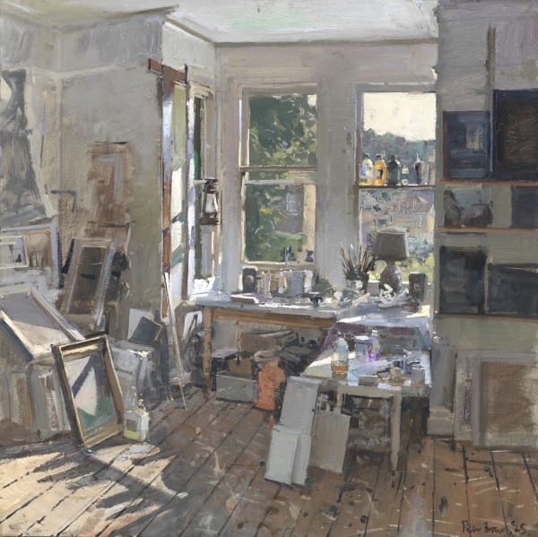 Morning Light, The Studio - Mediums and Hurricane Lantern, August 2025