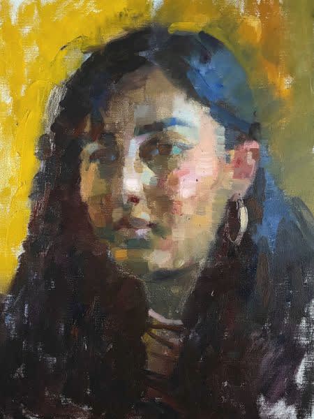 Portrait of Rizza Zahid by James Bland