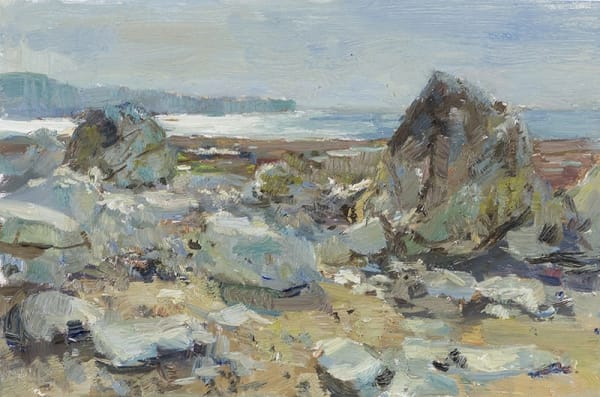 Tom Benjamin 'Rocks and Cliffs, Morning Light'