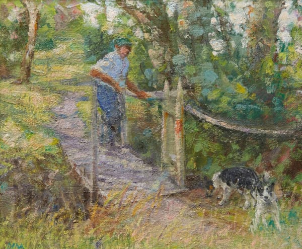 Footbridge over the Nant Hir