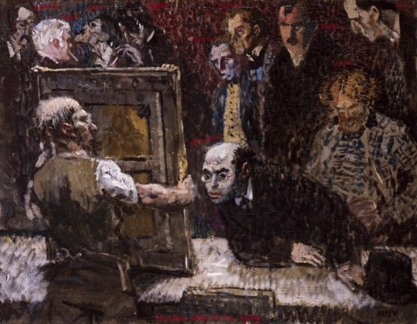 'The Selecting Jury of the New English Art Club' (1909) William Orpen (1878–1931) NPG 2556 © National Portrait Gallery, London