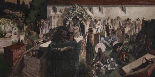 'The Resurrection, Cookham' (1924–7) by Stanley Spencer.