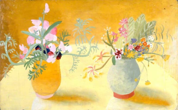 'Honeysuckle and Sweetpeas' (c) Trustees of Winifred Nicholson. Photo credit Aberdeen Art Gallery & Museums.