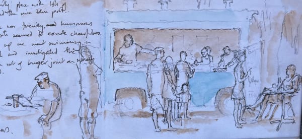 A few pages from Toby Ward's sketchbook