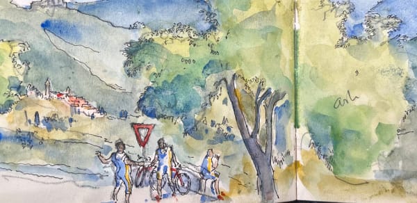 A few pages from Toby Ward's sketchbook