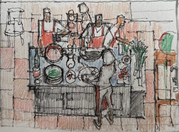 A few pages from Toby Ward's sketchbook