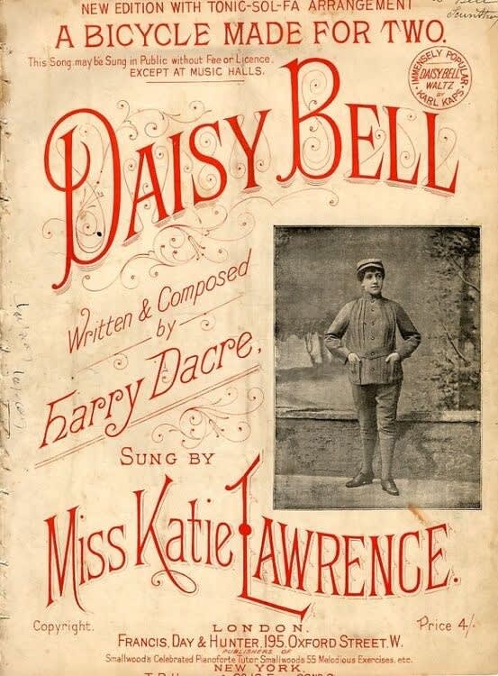 Sheet Music for Daisy Bell