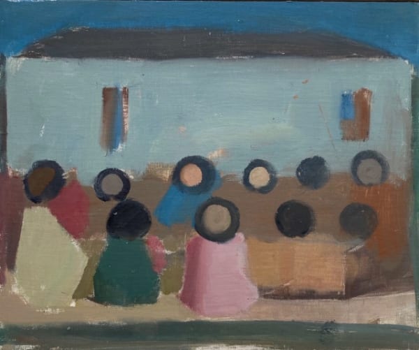 ‘After Giotto II' (2019, oil on linen)
