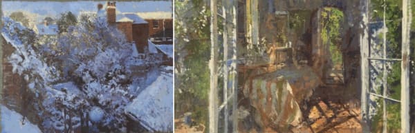 Paintings of Peter Kuhfeld's garden