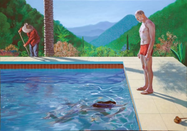 Portrait of an Artist (Pool With Three Figures)