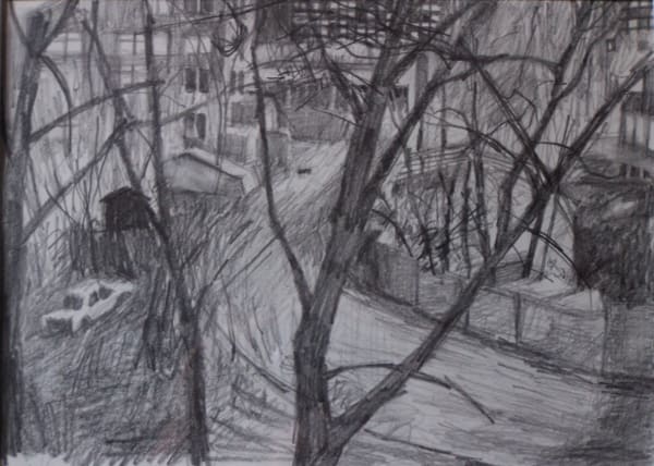 View from Ulitsa Planetnaya, Moscow, 1996