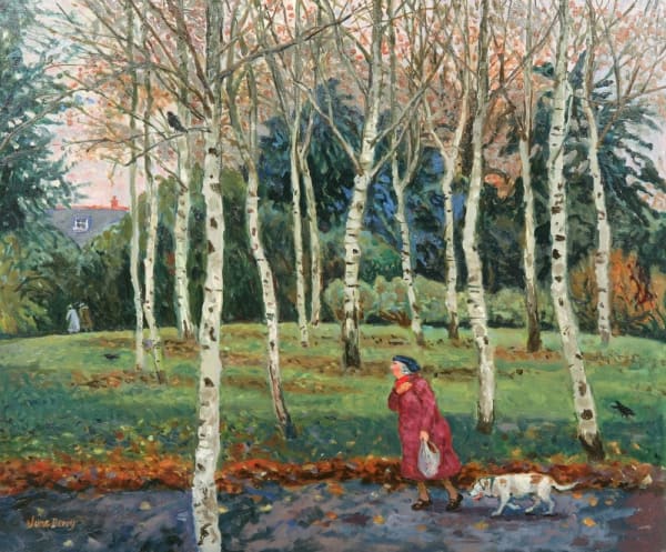 Elderly Couple Walking