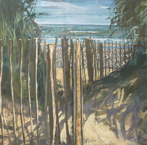 ‘Beach Fence’ (oil)