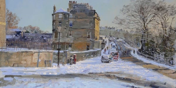 Morning Sunlight on Crisp Snow, Somerset Place