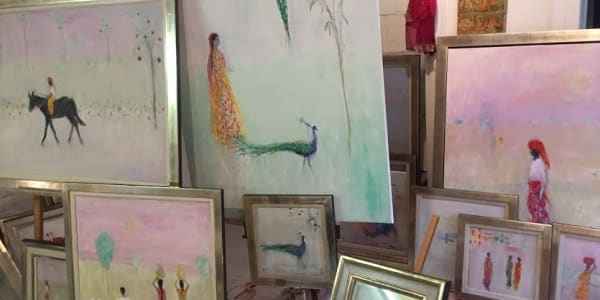 Ann Shrager's studio