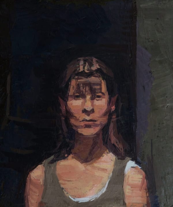 Study for a Portrait of Rose I (oil on canvas)