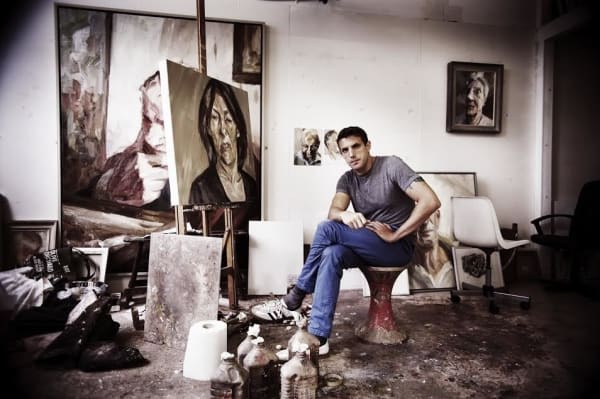 TIm Benson in his studio