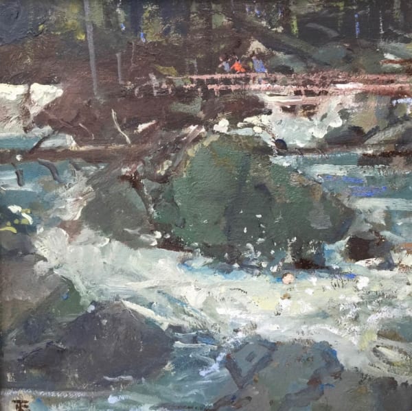 Crossing the Arve, Chamonix