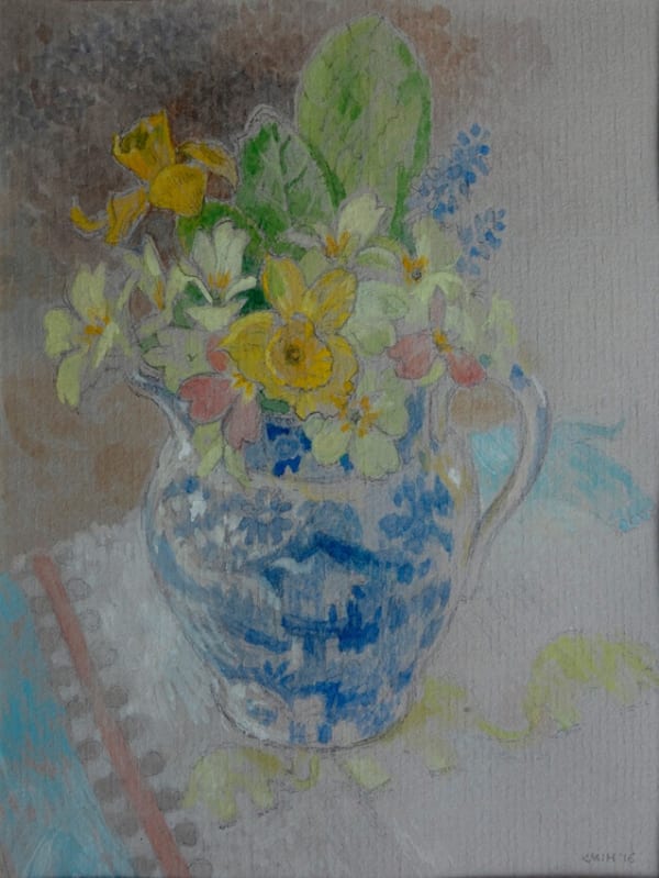 Easter Flowers on the Elephant Cloth