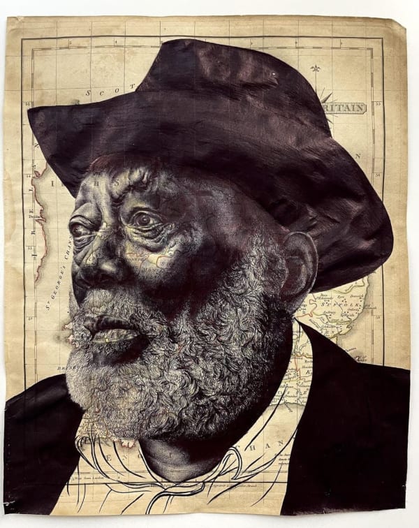Sir Frank Bowling by Habib Hajallie RBA
