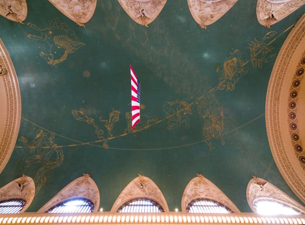 The ceiling of the Grand Central Terminal in New York City