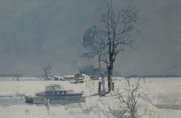 Marsh Farm in Winter, Essex