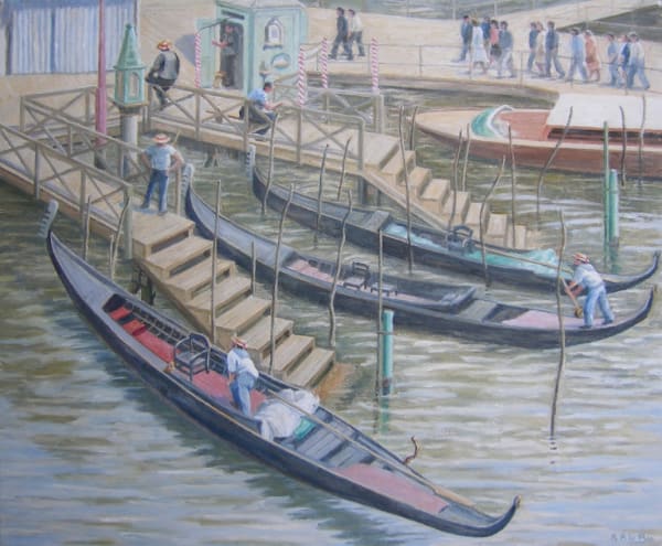Waiting gondolas