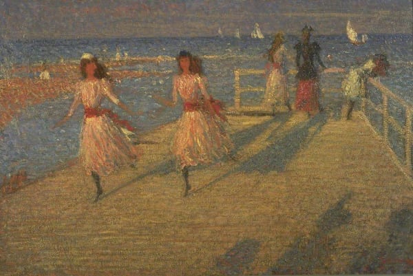 Girls Running, Walberswick Pier by Philip Wilson Steer. Photo credit: Tate