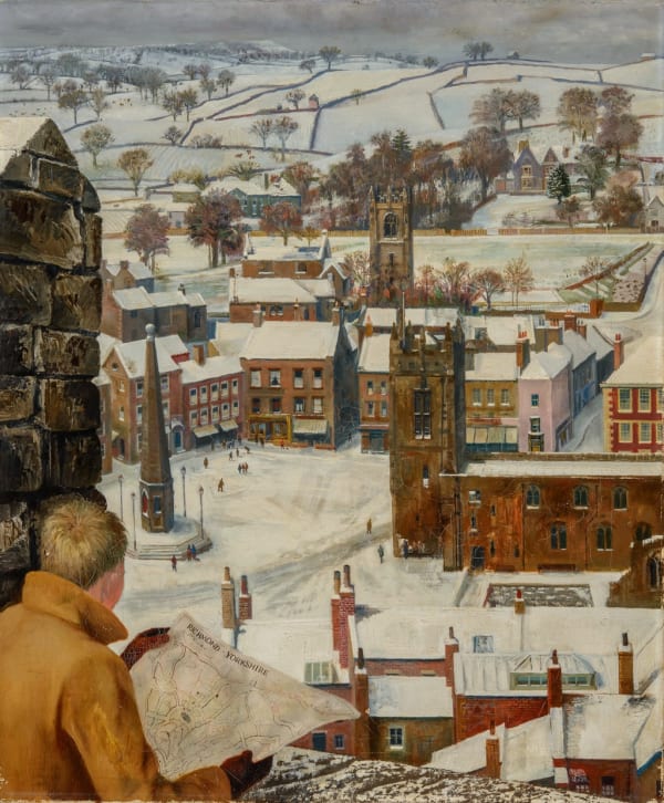 'Richmond, Yorkshire' (1958), Oil on canvas, 61 x 51 cm, Private Collection, UK, Photo by Paul Carter, © Richard Eurich Paintings