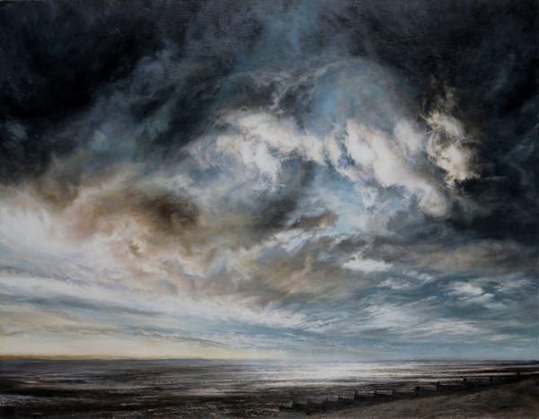 The Peter Ashley Framing Prize & The Winsor & Newton Award: Sarah Spencer, Whitstable Sky and Seascape