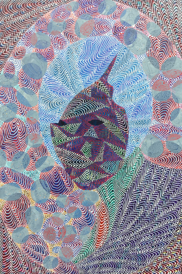 13 Electro Fuzz 1200 X 800 Mm Acrylic On Linen