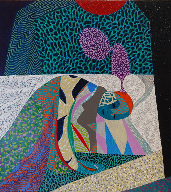 Arie Hellendoorn Settle Variation 2016 Acrylic On Linen 460 X 400 Mm Email