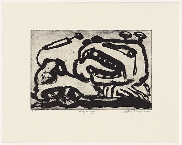 Jeffreyharris Dingdong 2000 Aquatint 331X503Mm Nationalgalleryofaustralia