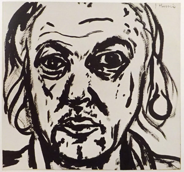 Jeffreyharris Self Portrait 2002 Inkonpaper 184X192Mm Harrissmithartcollection