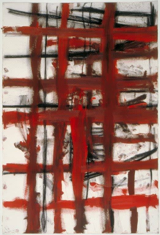 Jeffreyharris Untitled 1987 Oilandcharcoalonpaper 1500X1020Mm Chartwell