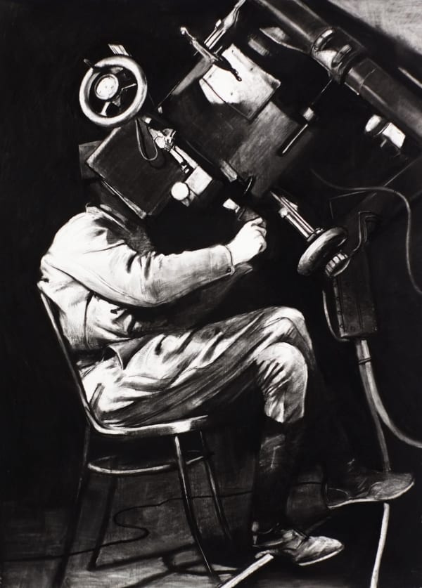 Observer 1200X1500 Charcoalonpaper