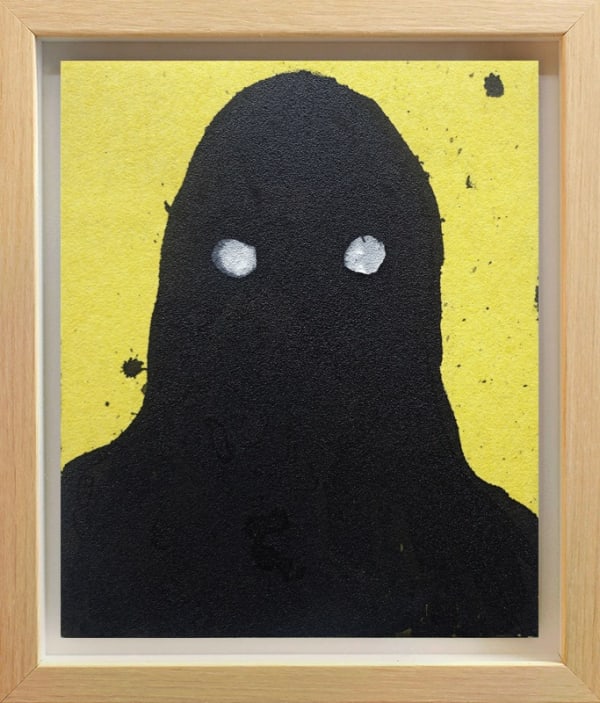 Richard Lewer Untitled Blacktorsowhiteeyes Framed Example