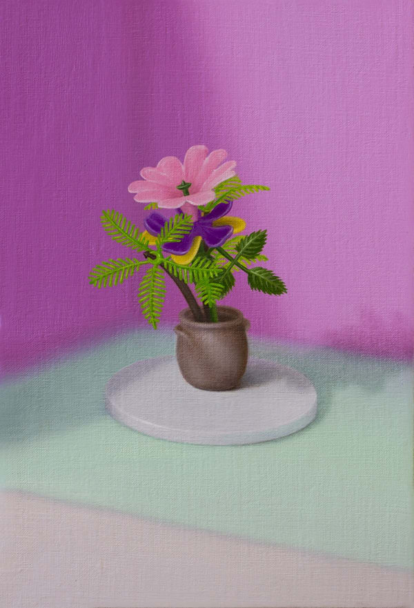 Floral Fuschia Arrangement 155 X 230 Mm Email