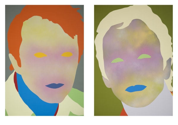 Youle He Loves Me He Loves Me Not Diptych Full