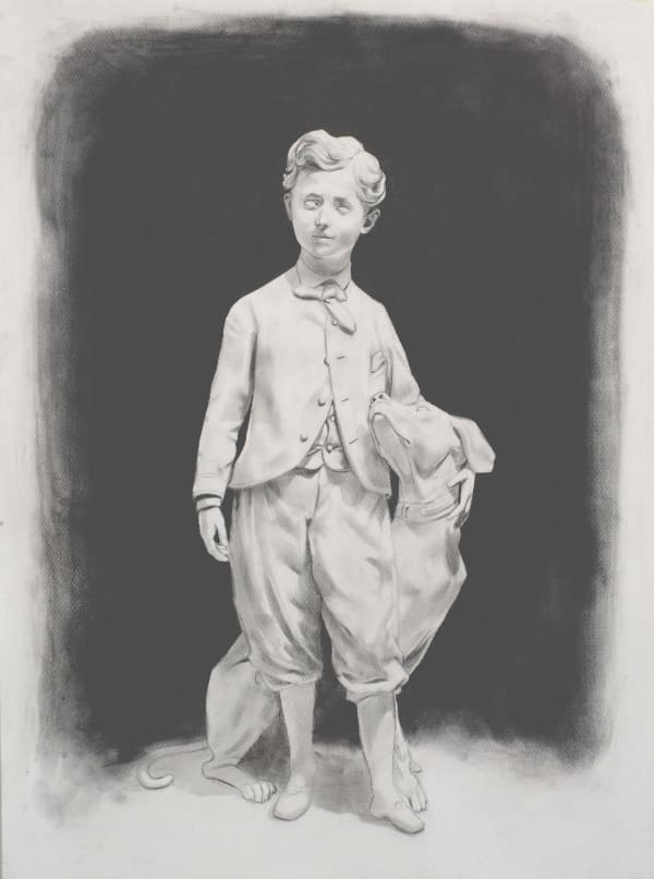 Young Prince 2013 420X600Mm Pencil On Paper Lightened