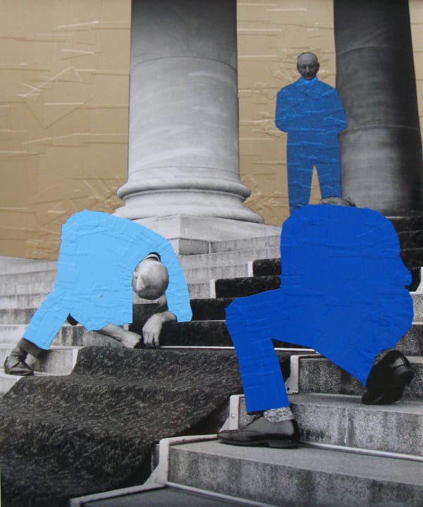 Blue People Make Golden Structures