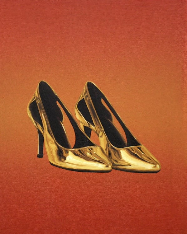 Gold Pumps