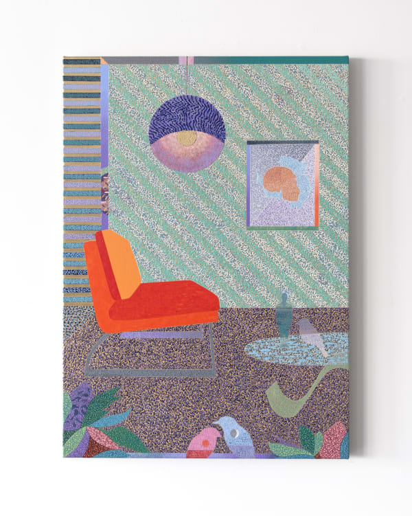 35 Chair 650 915Mm Acrylic On Linen