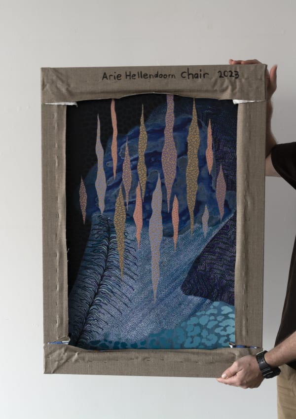 38 Chair 650 915Mm Acrylic On Linen