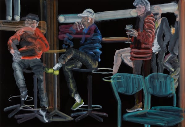 Sunday Oil On Black Aluminium 110X160Cm