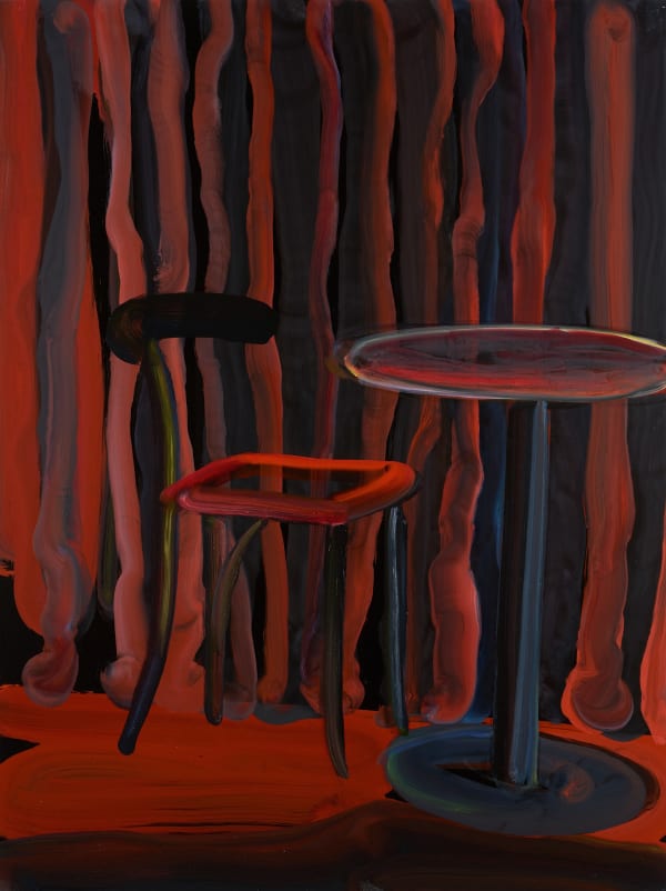 Velvet Dreaming Oil On Black Aluminium 90X120Cm