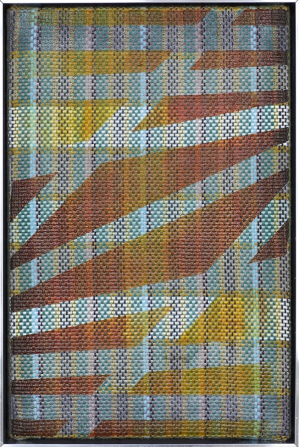 Crop Lee 2021 Acrylic On Cotton Silk And Bamboo Weaving 330 X 220 X 60 Mm