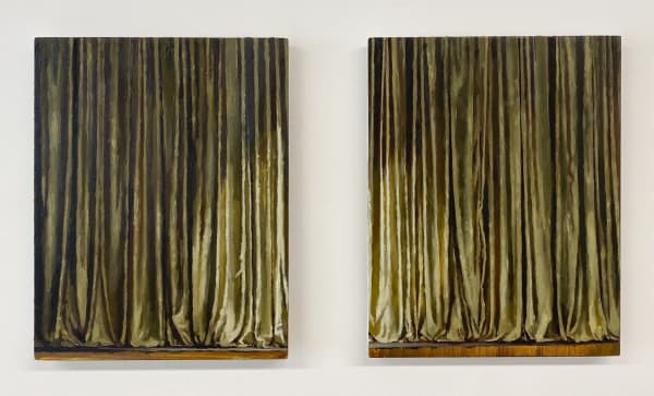 Continuum 283 X 525Mm Oil On Board Diptych 2025 2
